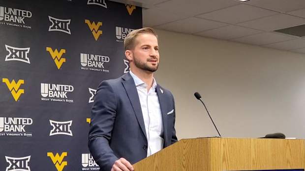 WVU Men's Soccer head coach Dan Stratford